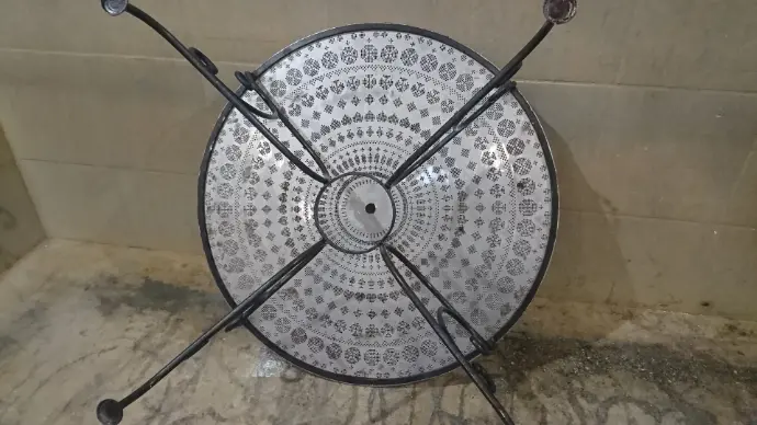 Table fer forgé - acier 